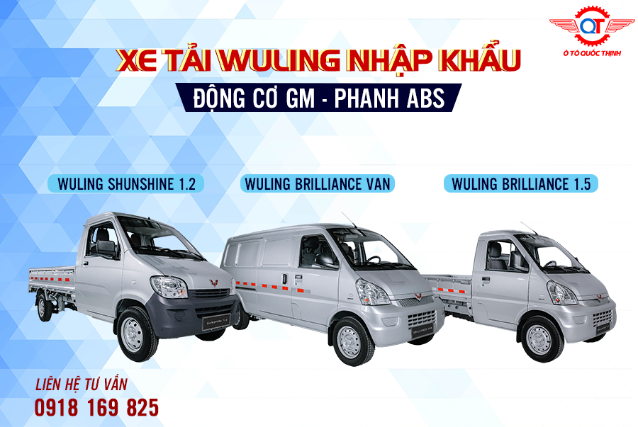 giá xe tải wuling nhập khẩu