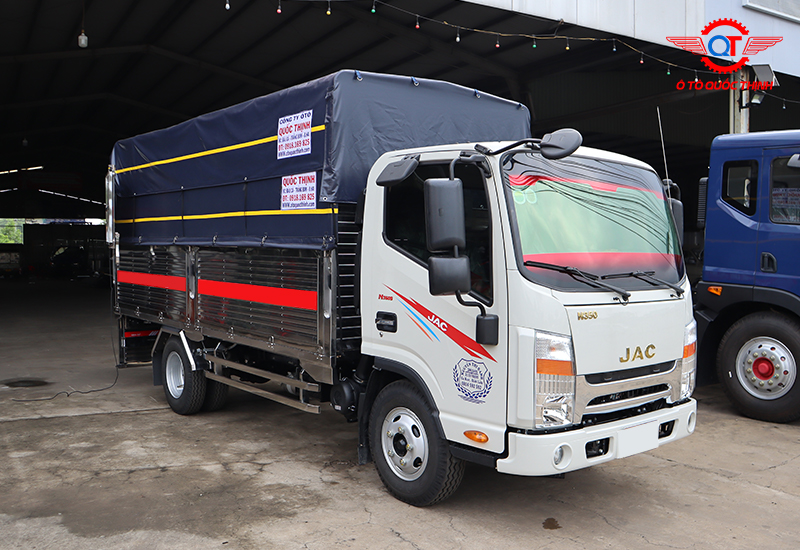 Xe tải Jac N350S thùng bạt Inox