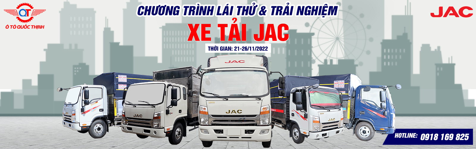 Lái thử xe tải Jac