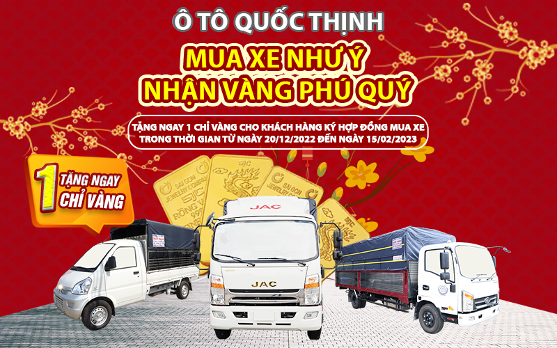 KHUYẾN MÃI CỰC KHỦNG: MUA XE NHƯ Ý - NHẬN VÀNG PHÚ QUÝ