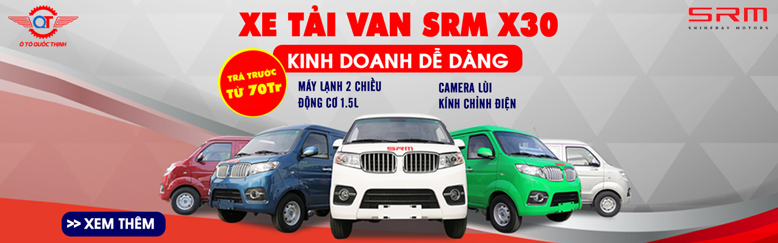 Xe tải van srm X30